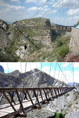Puente de Ojuela tiltas Meksikoje