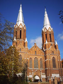 St. Matthew Church in Anykščiai (built in 1899-1909)