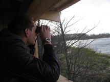 Paukščių stebėjimo namelis prie Plocio ežero